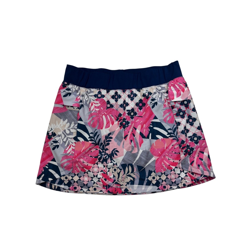 Reel Legends Women's PL Petite Large Athletic Skort Tropical‎ Golf Tennis Skirt - Picture 13 of 16